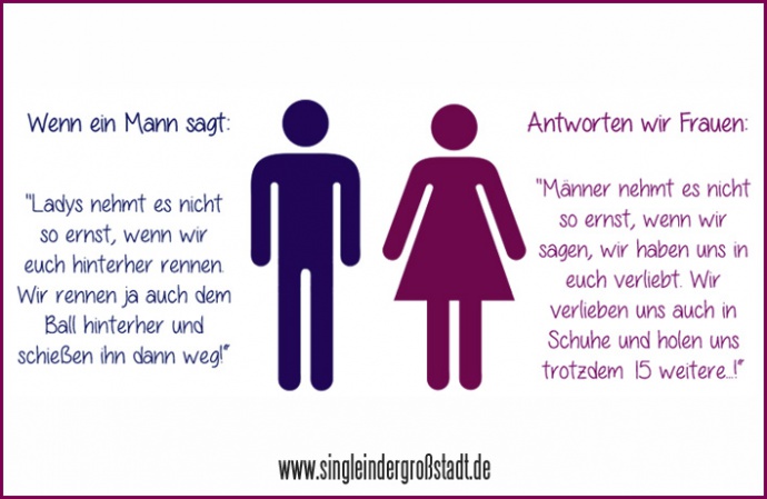 Spruch Manner Frauen Gut Gekontert Single In Der Grossstadt
