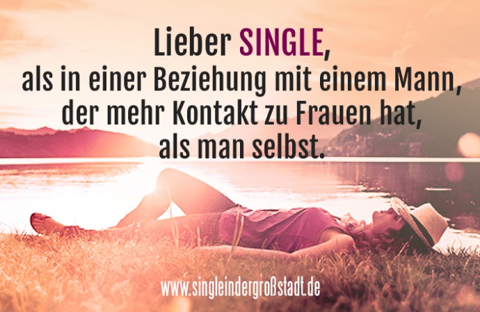 frau will single bleiben)