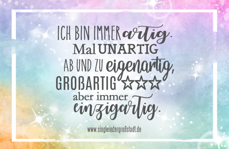 Spruch Ich bin immer artig
