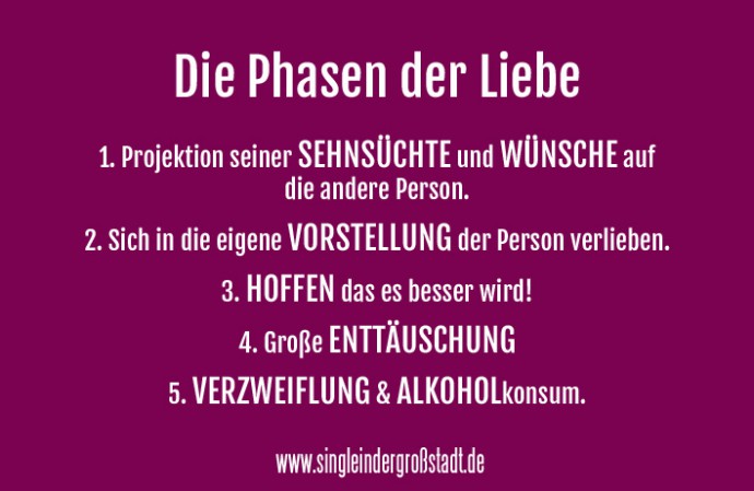 Spruch Die Phasen Der Liebe