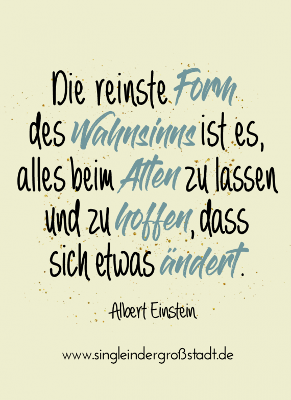 Zitat Albert Einstein WAHNSINN