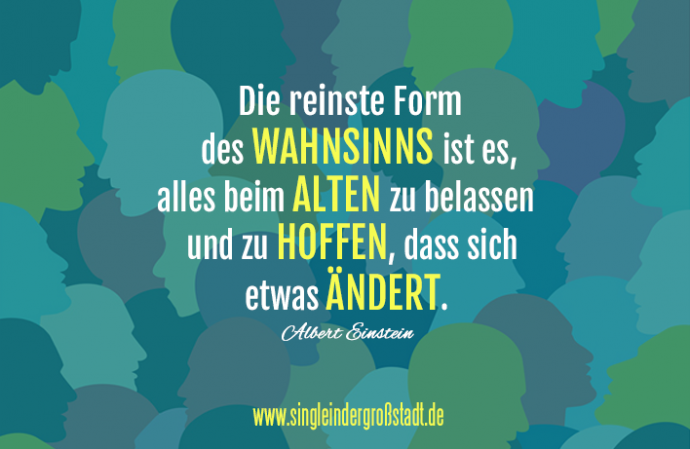 Zitat Albert Einstein WAHNSINN