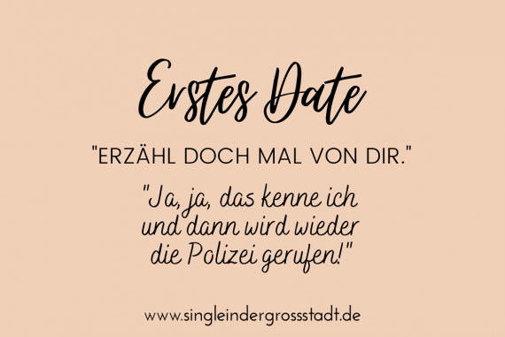 Erstes Date - Erzähl doch mal von dir.