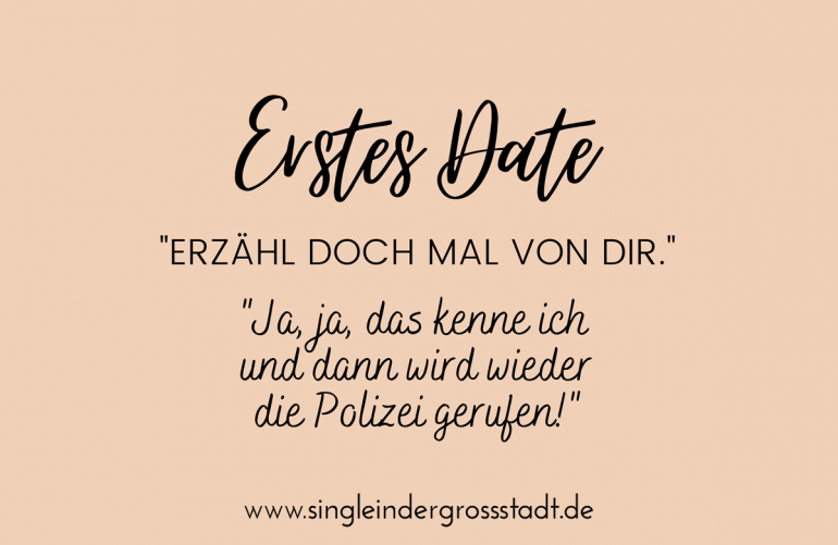 Erstes Date - Erzähl doch mal von dir.