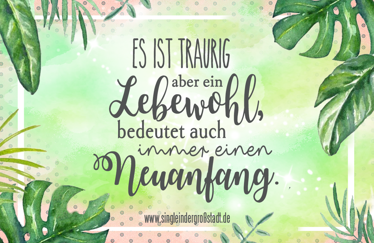 Spruch neuanfang