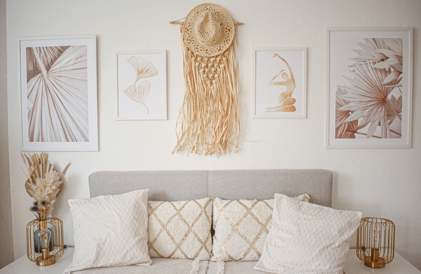 Schlafzimmer Bilderwand