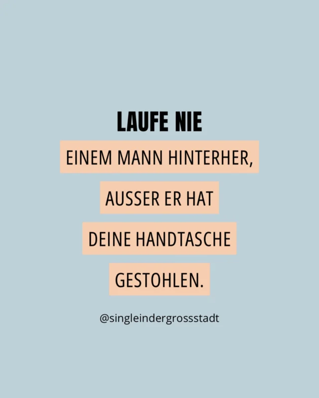 Wahre Verbindung braucht keine Verfolgung. Liebe wächst nicht dort, wo einer rennt und der andere atemlos hinterherhechelt.

Wer geht, der zeigt dir nicht seine Rückseite – er zeigt dir die Wahrheit.

Echtes Interesse zeigt sich durch Gegenseitigkeit, nicht durch Hinterherlaufen. Wer sich bemüht, wer bleibt, wer investiert – das ist der Mensch, der deinen Wert erkennt.
In deinem Leben solltest du nur dem folgen, was dich wachsen lässt, was dich respektiert und was dich in deinem Wert erkennt.

Alles andere entfernt dich nur von dir selbst.

Deine Zeit, deine Energie und dein Herz sind zu kostbar, um sie für jemanden zu verschwenden, der dich selbstverständlich nimmt oder dich gar ignoriert.
Lerne stehenzubleiben – fest verwurzelt in deinem eigenen Wert.

Dein Wert definiert sich nicht durch die Richtung, in die jemand anderes läuft – sondern durch den Mut, selbst stehenzubleiben.

Ich wähle mich selbst. Immer. 🌸

Wer bei dir sein will, wird den Weg zu dir finden. Ohne dass du auch nur einen Schritt hinterhergehen musst, außer er hat deine Handtasche gestohlen.

💜 Welche Lektion hast du über Selbstwert gelernt?
🌙 Speichere diesen Post, wenn du dich daran erinnern musst, dass wahre Liebe bleibt 🤗