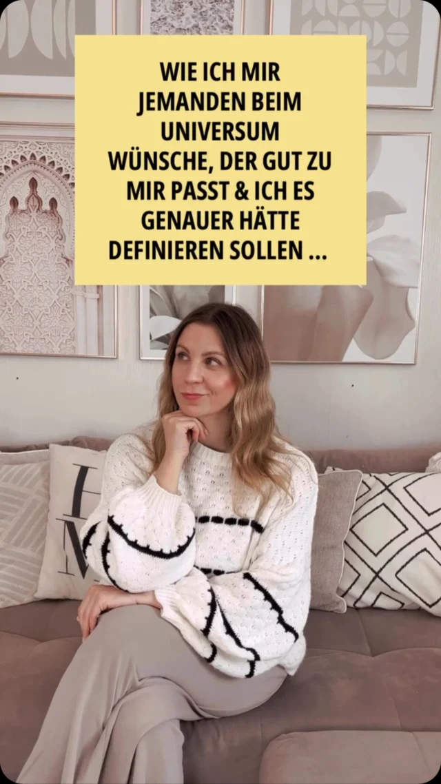 Mein erster Versuch 💁🏼‍♀️ BESTELLUNG ANS UNIVERSUM 😅

Beim gefühlt 15 Mal hat das dann auch funktioniert. Es verhält sich ähnlich wie - ich packe meinen Koffer und nehme mit … 😅

Ich habe mal für euch zusammen gefasst, wie man es nicht macht 😅

❌ „Liebes Universum, bitte schick mir keinen bindungsvermeidenden Mann mehr!“
FOKUS AUF DAS, WAS DU NICHT WILLST.
Das Universum versteht keine Verneinung - es hört „bindungsvermeidenden Mann“. Und liefert 📦🙅🏼‍♂️

❌ „Ich will einfach nur jemanden, der mich glücklich macht.“
VERANTWORTUNG ABGEBEN.
Dein Glück ist kein Job für jemand anderen. Wenn du das suchst, wirst du immer wieder enttäuscht.

❌ „Ich weiß nicht genau, was ich will - Hauptsache, ich bin nicht mehr allein.“
UNKLARE BESTELLUNG.
Unklare Wünsche = unklare Ergebnisse. Das Universum liefert auf Basis deiner Frequenz - nicht deines Mitleids.

➡️ Nachdem ich verstanden habe, dass das Universum kein Wunschkonzert ist, sondern ein Spiegel, hat sich viel verändert, ich habe mich verändert.

WAS DU AUSSENDEST, KOMMT ZURÜCK.

Ein paar Erfahrungen und Veränderungen später, wusste ich dann ganz genau, was ich in meinem Leben anziehen möchte, MEIN NÄCHSTER VERSUCH, dazu im nächsten Reel 😊

Glaubst du an BESTELLUNGEN ANS UNIVERSUM? Hast du dir schon was bestellt und was hast du bekommen?

Über mein ersten Versuch bin ich sehr glücklich 🐕❤️

Was würdest du jetzt beim Universum bestellen? ⬇️